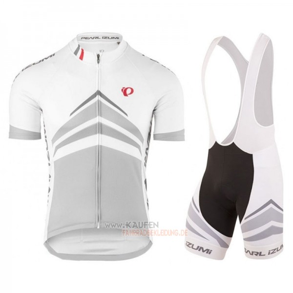 Pearl Izumi Kurzarmtrikot 2018 und Kurze Tragerhose Grau Wei